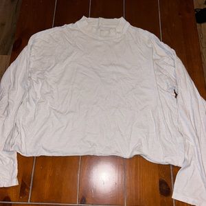 aerie oversize short turtle neck lose top